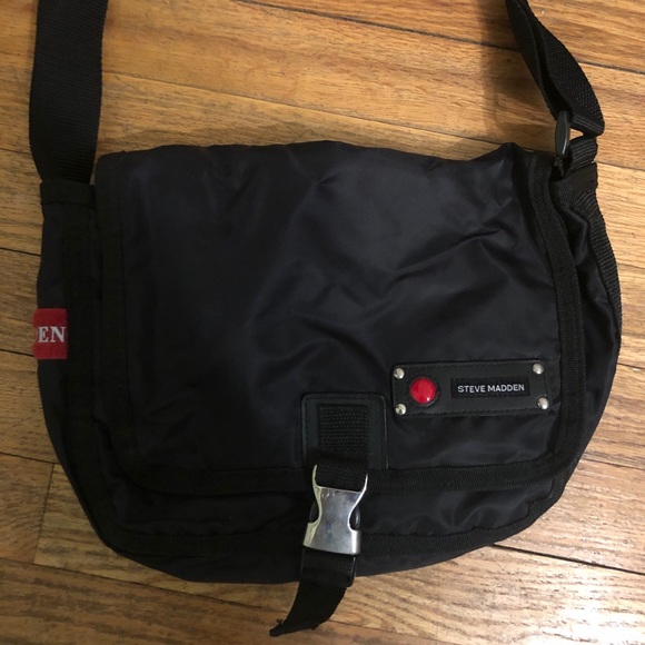 Vintage 90’s Steve Madden Black Satchel Bag - Picture 2 of 9